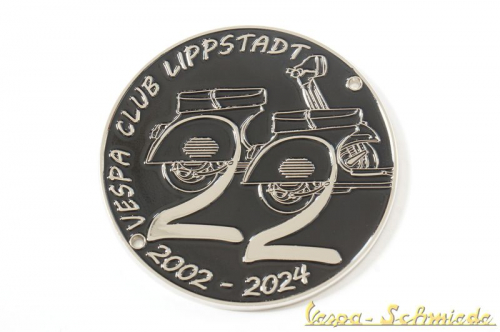 Plakette "22 Jahre Vespa Club Lippstadt" - 50 Stk. weltweit